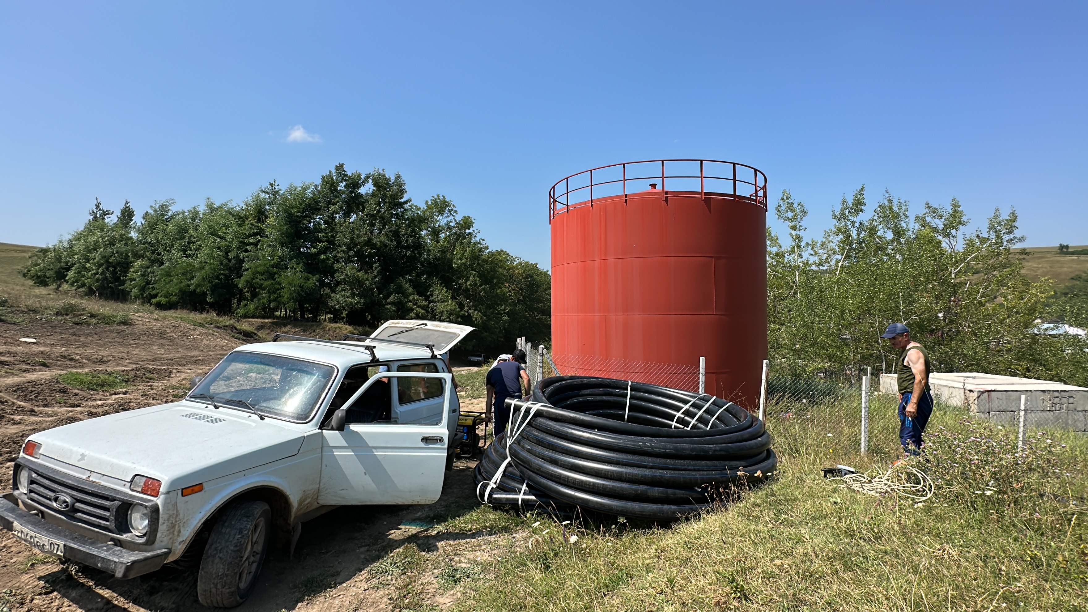 В Верхнем Куркужине улучшают водоснабжение