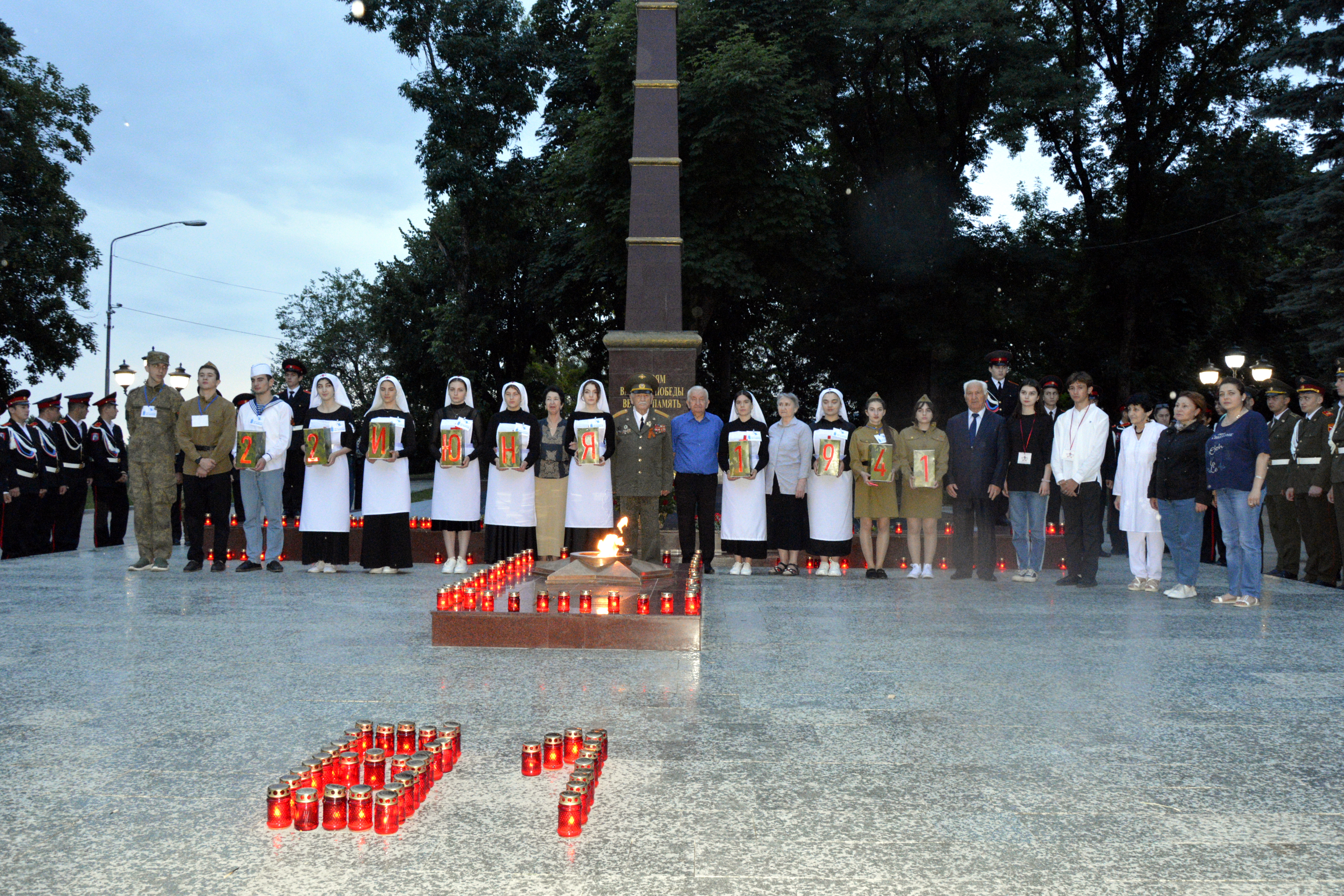 В Нальчике прошла акция «Свеча памяти»