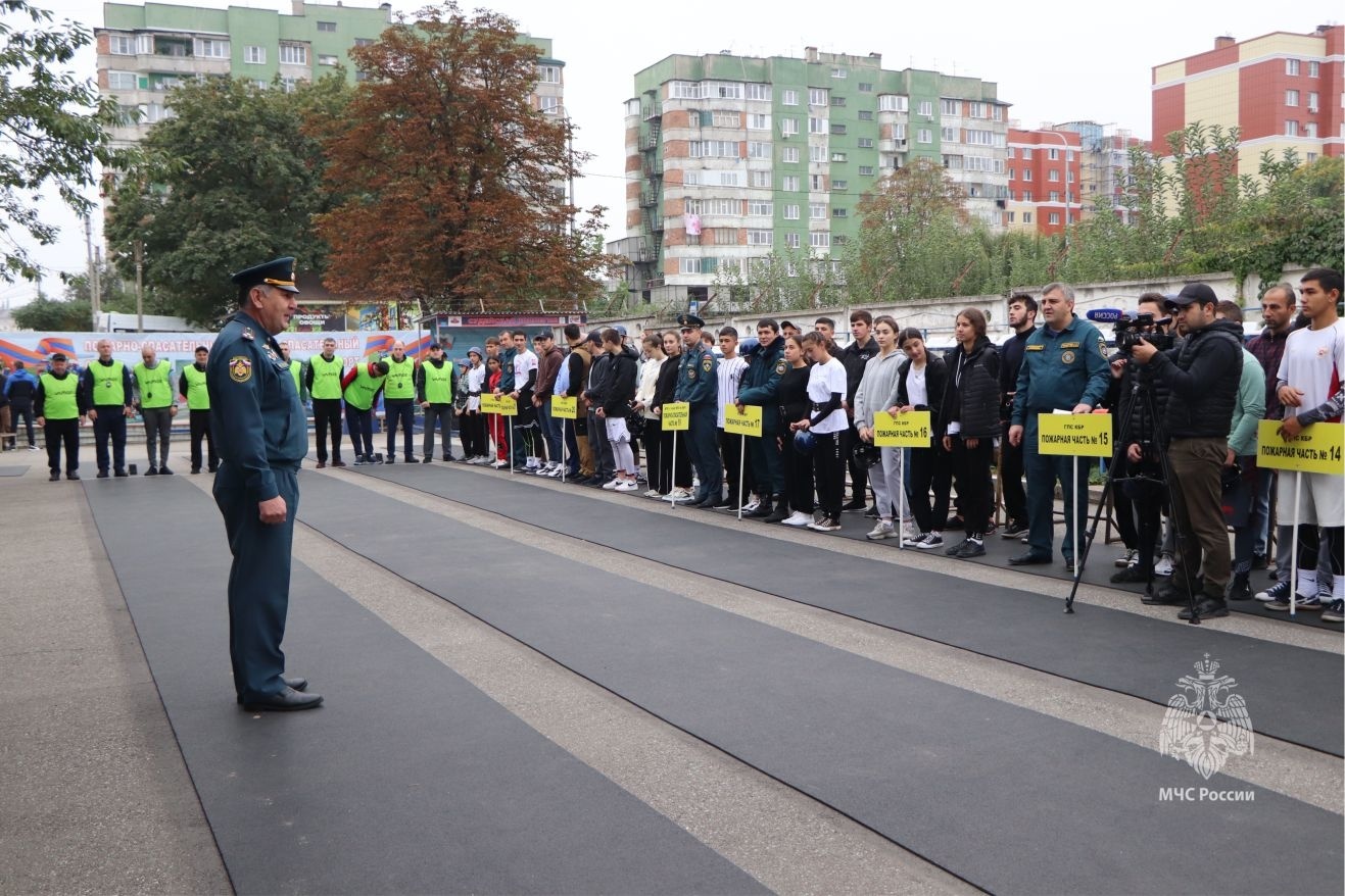 В Нальчике стартовали республиканские соревнования по пожарно-спасательному спорту