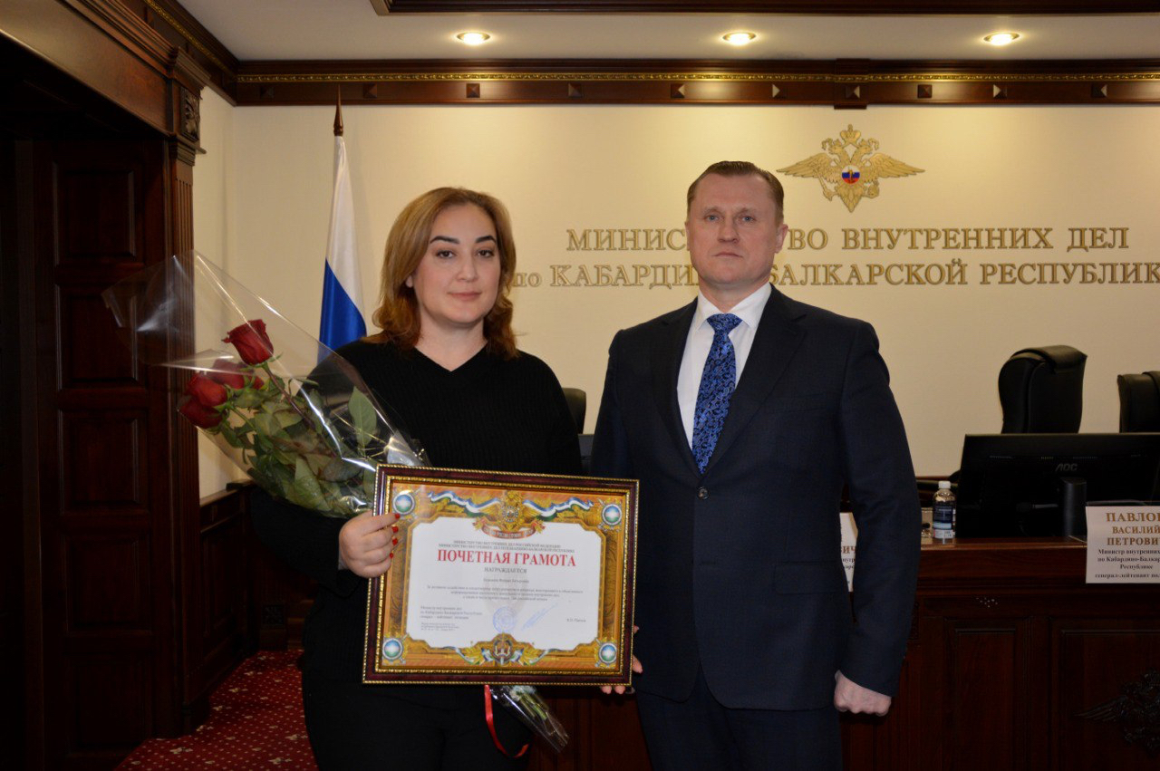 Василий Павлов наградил журналистов, освещающих деятельность органов внутренних дел