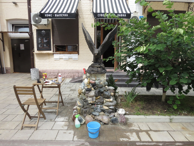 В Нальчике появился орел