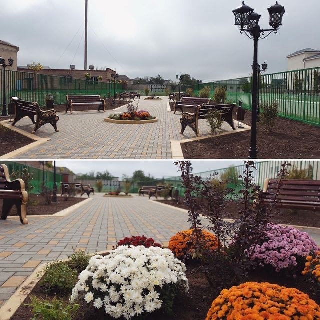 В Чегемском районе благоустраивают дворы