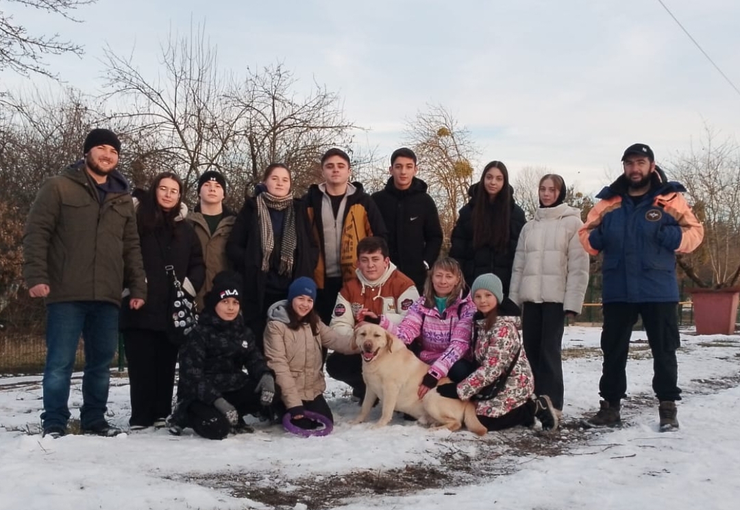 Кинологи провели занятие в клубе «Альтаир»