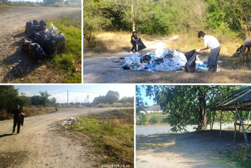 Экологическая акция «Чистые берега» прошла в Майском районе  ﻿  