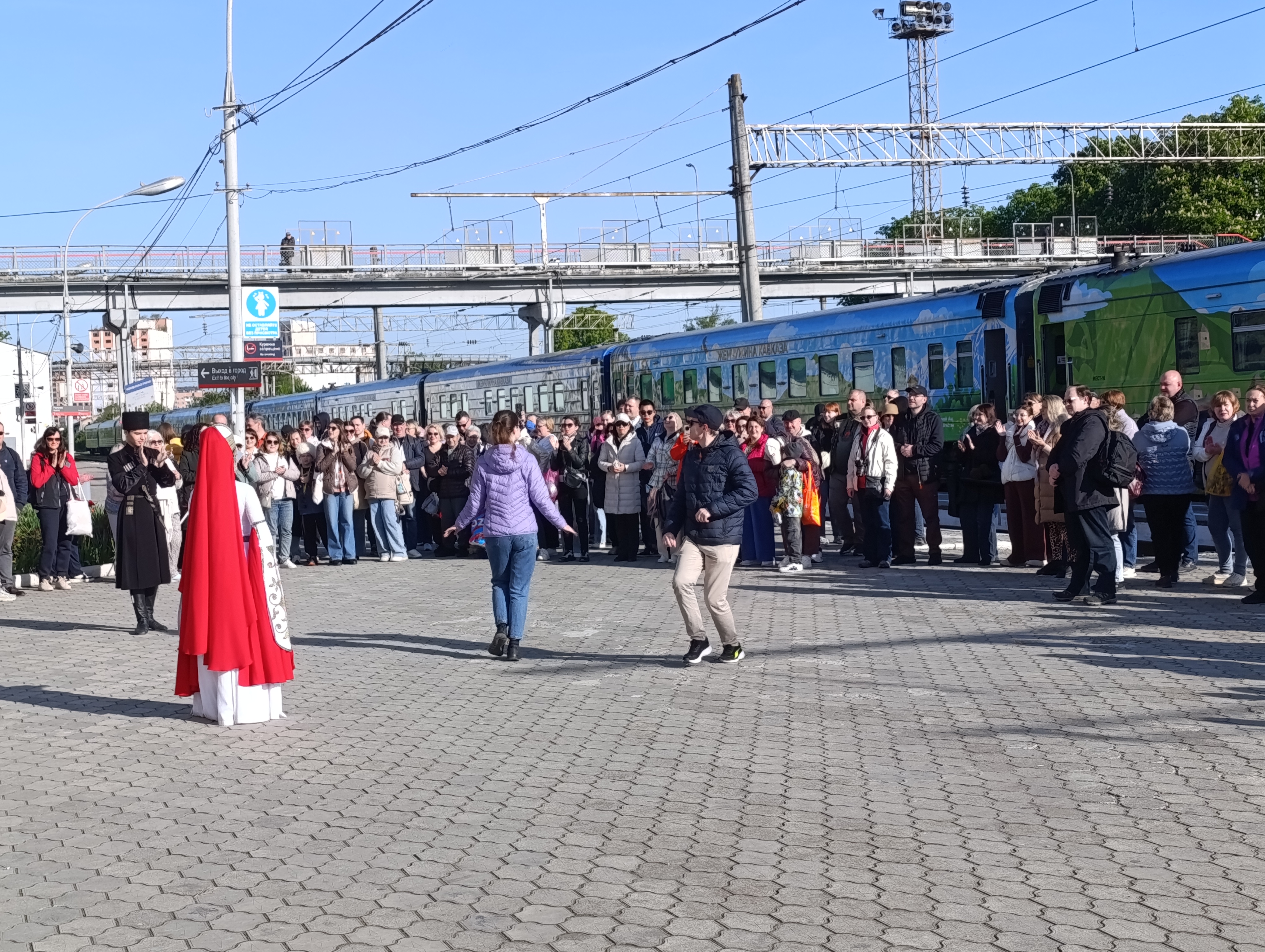 В Нальчик прибыл поезд "Жемчужина Кавказа"