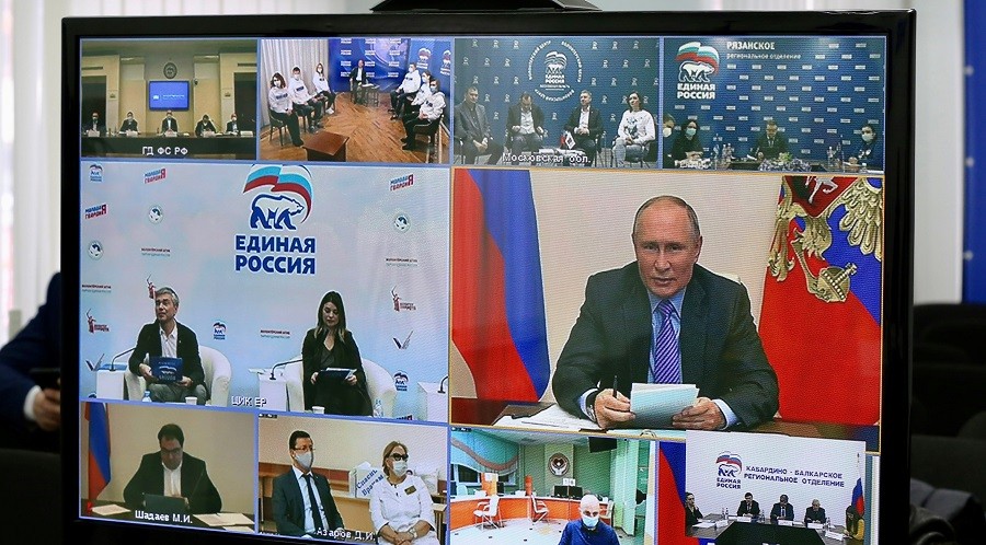 Путин выступил с ежегодным посланием к Федеральному собранию