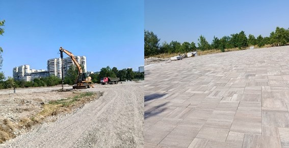 В Нальчике благоустраивают Парк Победы