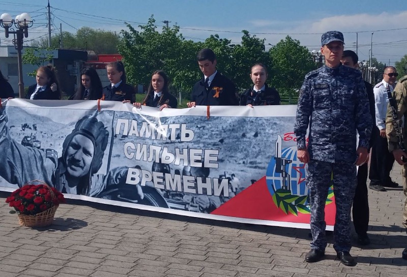 Военнослужащие и сотрудники Росгвардии присоединились к акции «Память сильнее времени»
