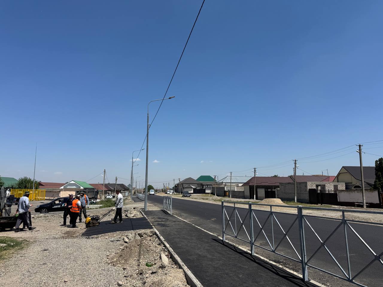 В Зольском районе Кабардино-Балкарии продолжается ремонт автодороги Малка – Ингушли