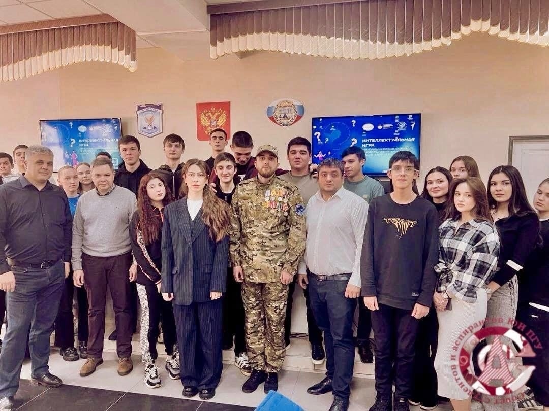 Участник СВО говорил о любви к Родине в стенах альма-матер