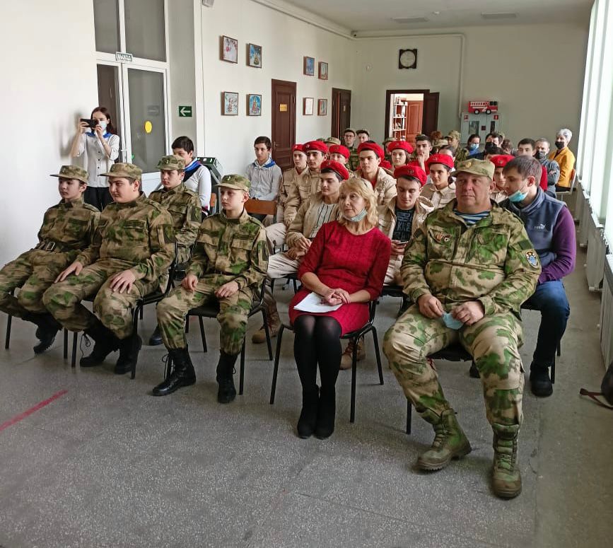 Ученики класса Росгвардии приняли участие в патриотическом мероприятии