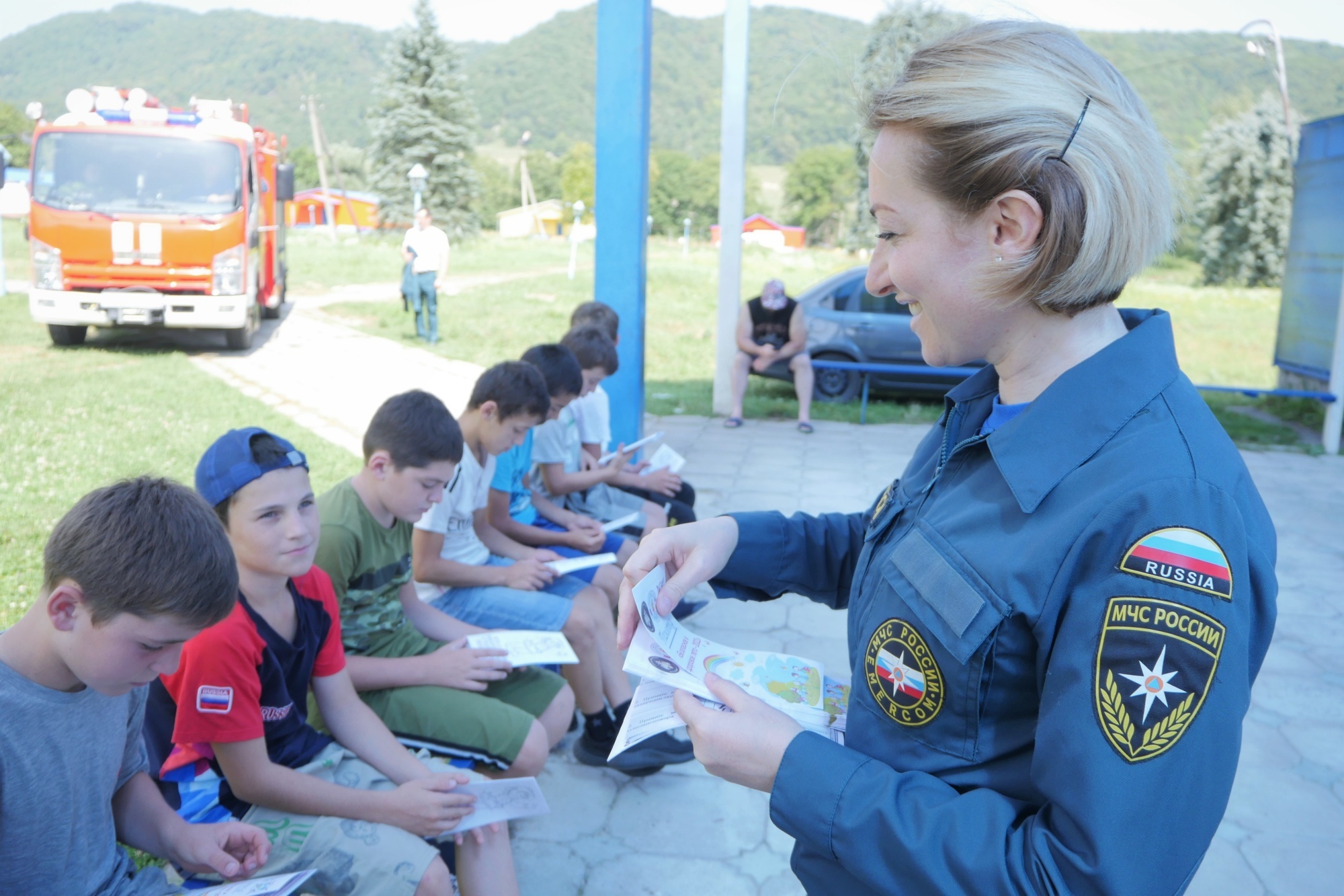 В санатории «Кавказ» ребятам напомнили о безопасности