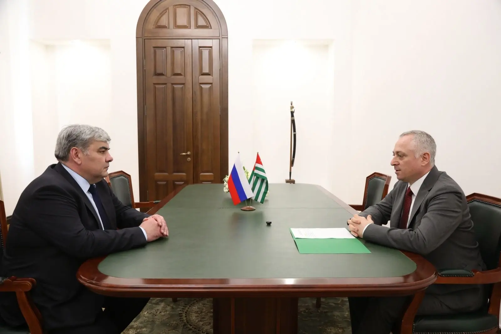 Казбек Коков в Сухуме встретился с Президентом Абхазии