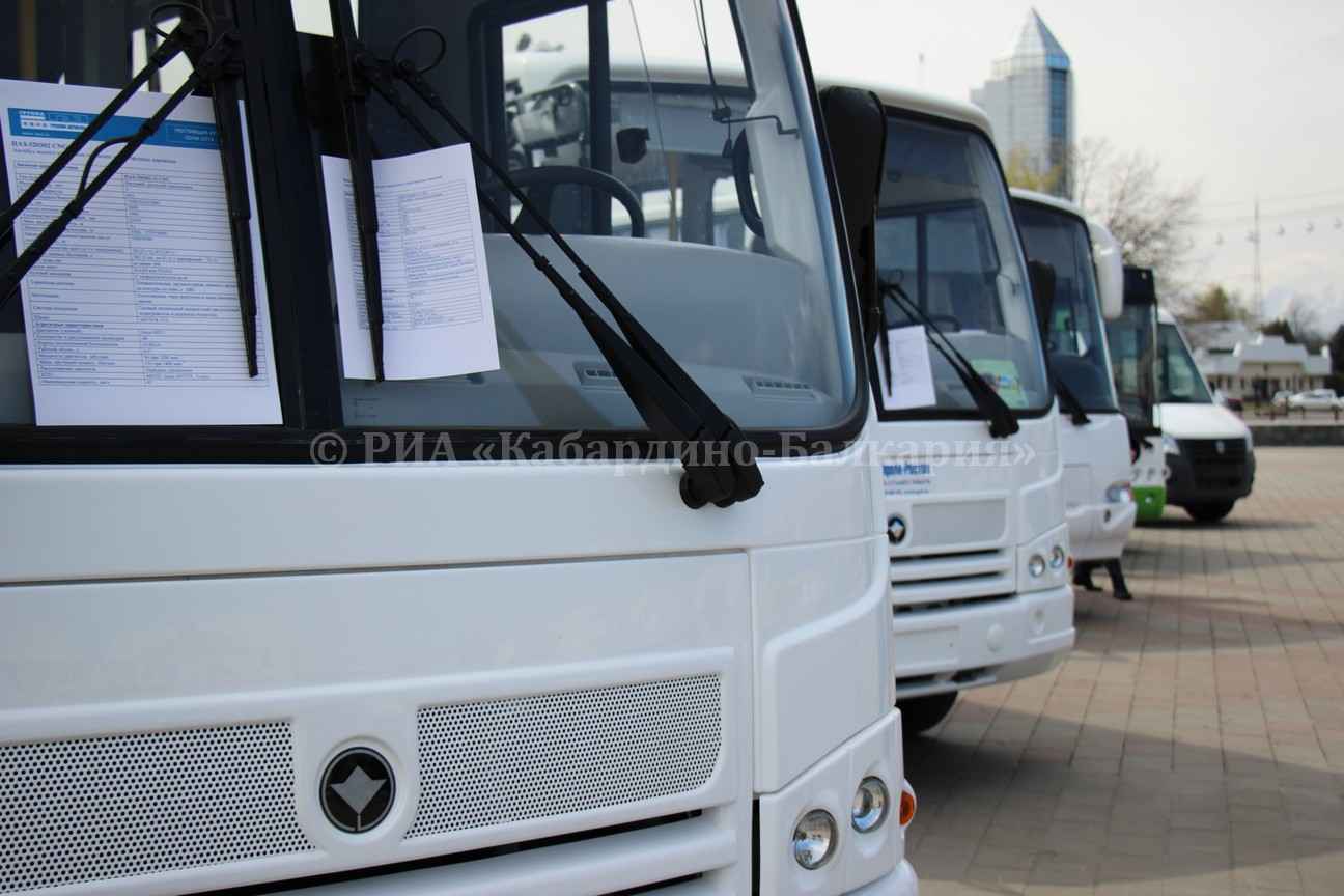 В Нальчик прибыли новые российские автобусы