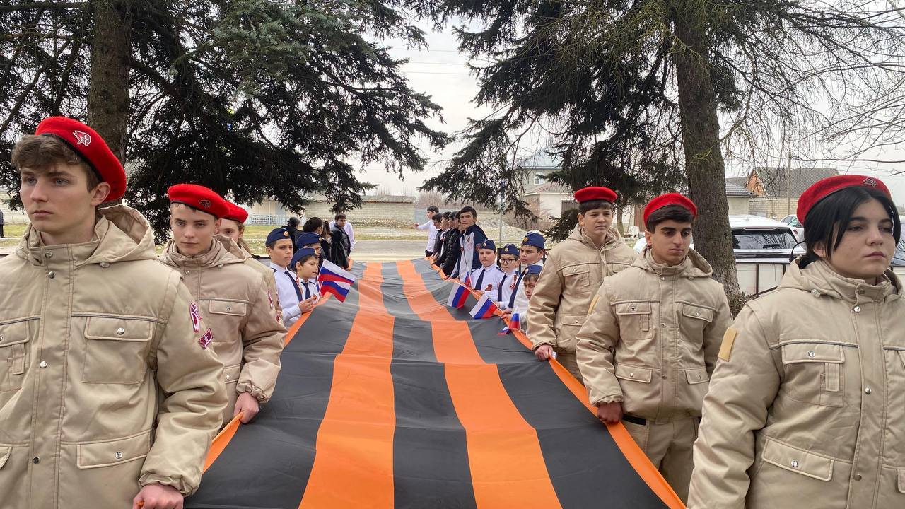 В Урванском районе торжественно встретили «Эстафету памяти»