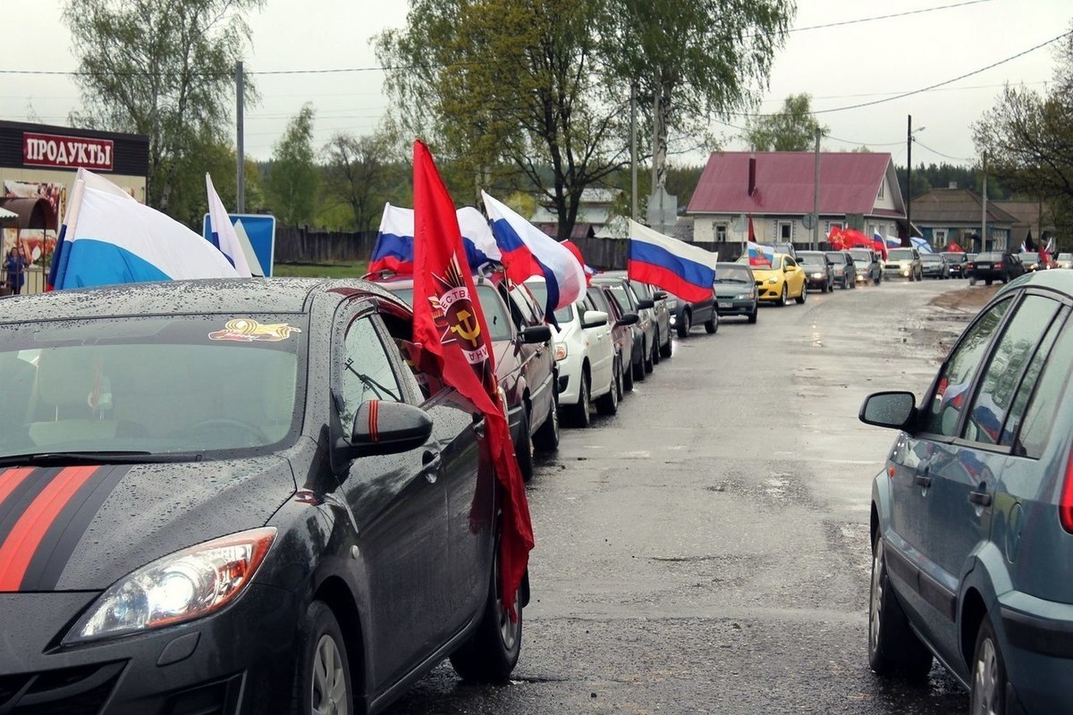 В Прохладном состоялся автопробег ко Дню Великой Победы