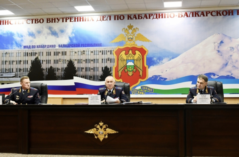 Заместитель министра внутренних дел РФ Александр Кравченко с рабочей поездкой посетил Кабардино-Балкарию