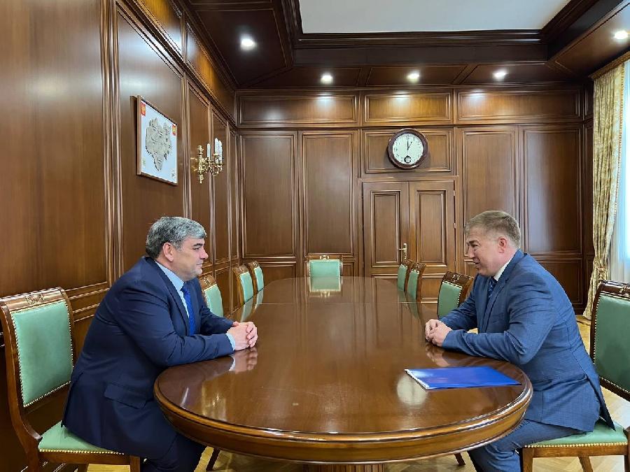 Казбек Коков провел рабочую встречу с Аланом Цалиевым