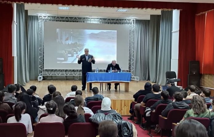 Урок мужества для школьников Лескенского района