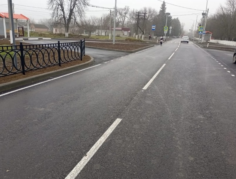 В Баксанском районе завершен капитальный ремонт автодороги