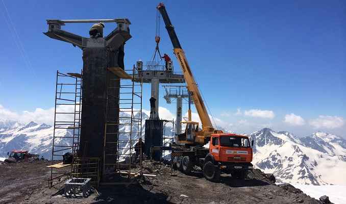 Подъемник на Эльбрусе запустят к началу горнолыжного сезона