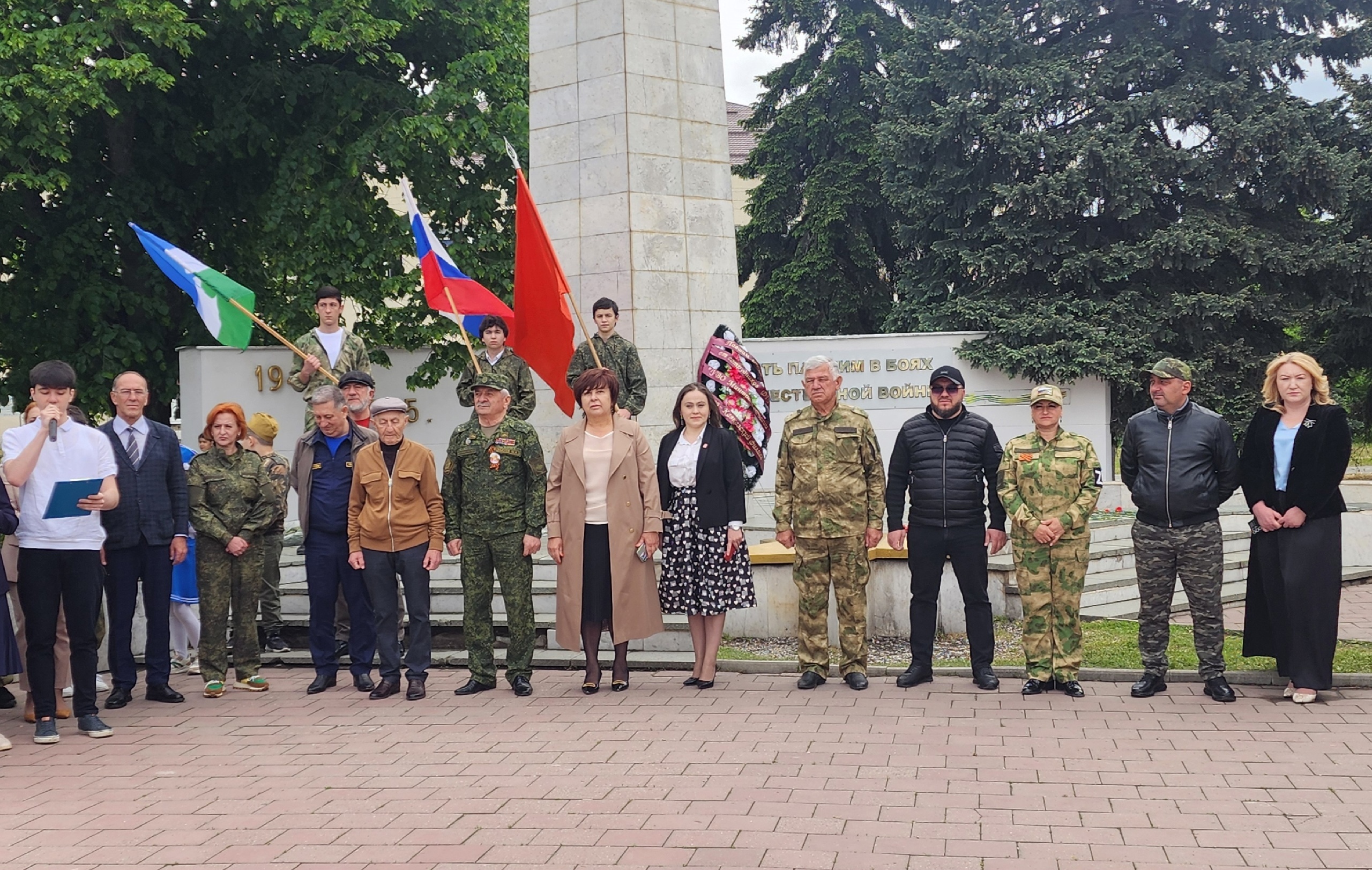 В Баксане состоялся автопробег, посвященный Дню Победы