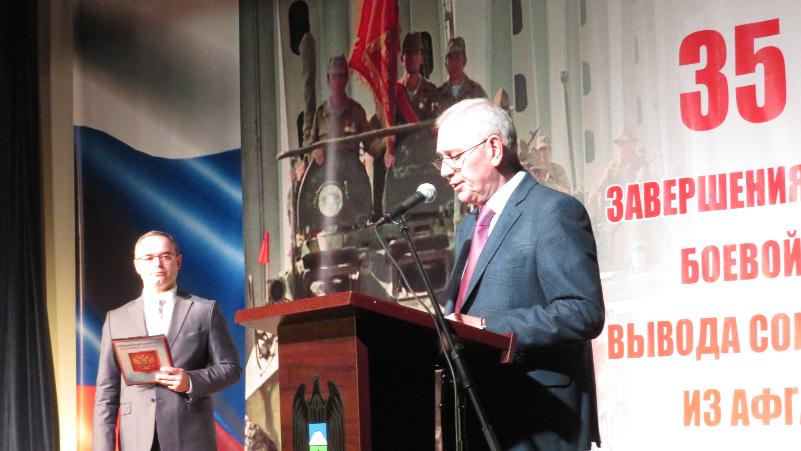 В Нальчике «афганцев» поздравили с годовщиной выполнения боевой задачи