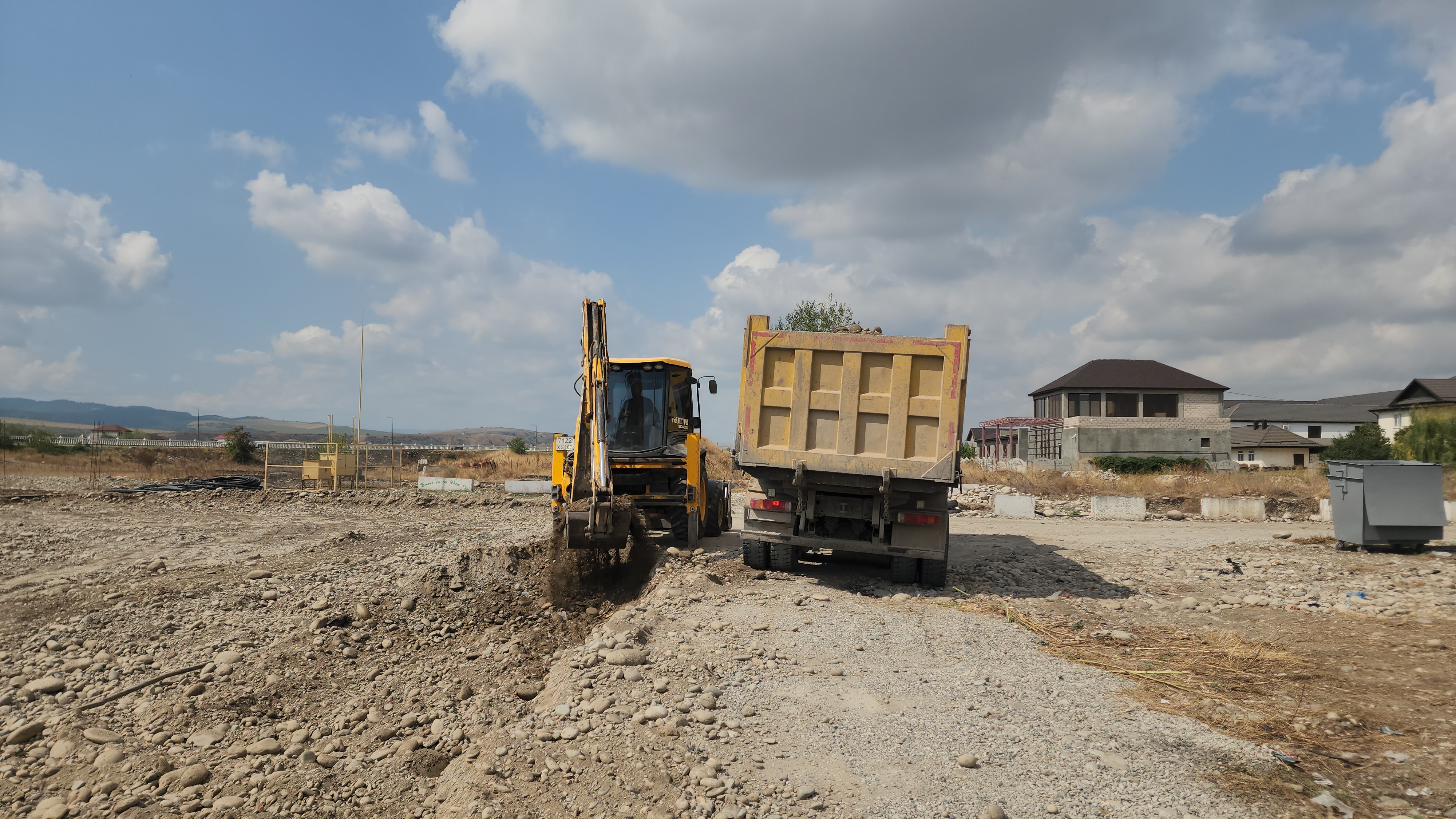 В Баксане продолжается ремонт улицы Парковой  