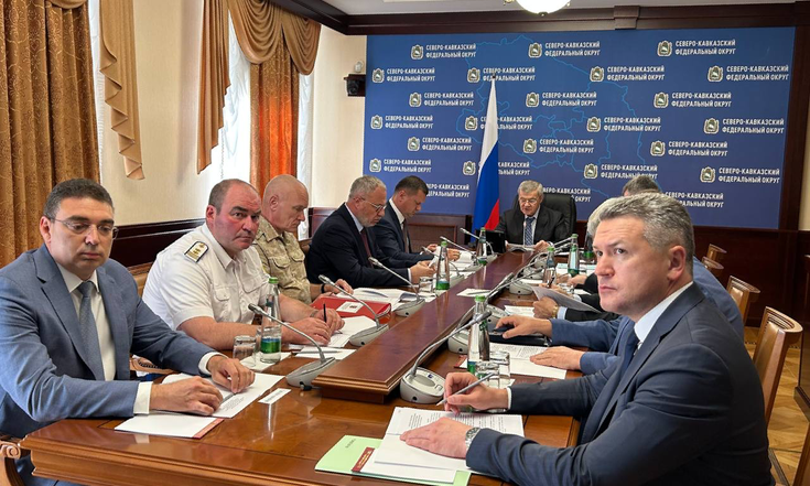 Казбек Коков принял участие в заседании Совета при полномочном представителе Президента РФ в Северо-Кавказском федеральном округе