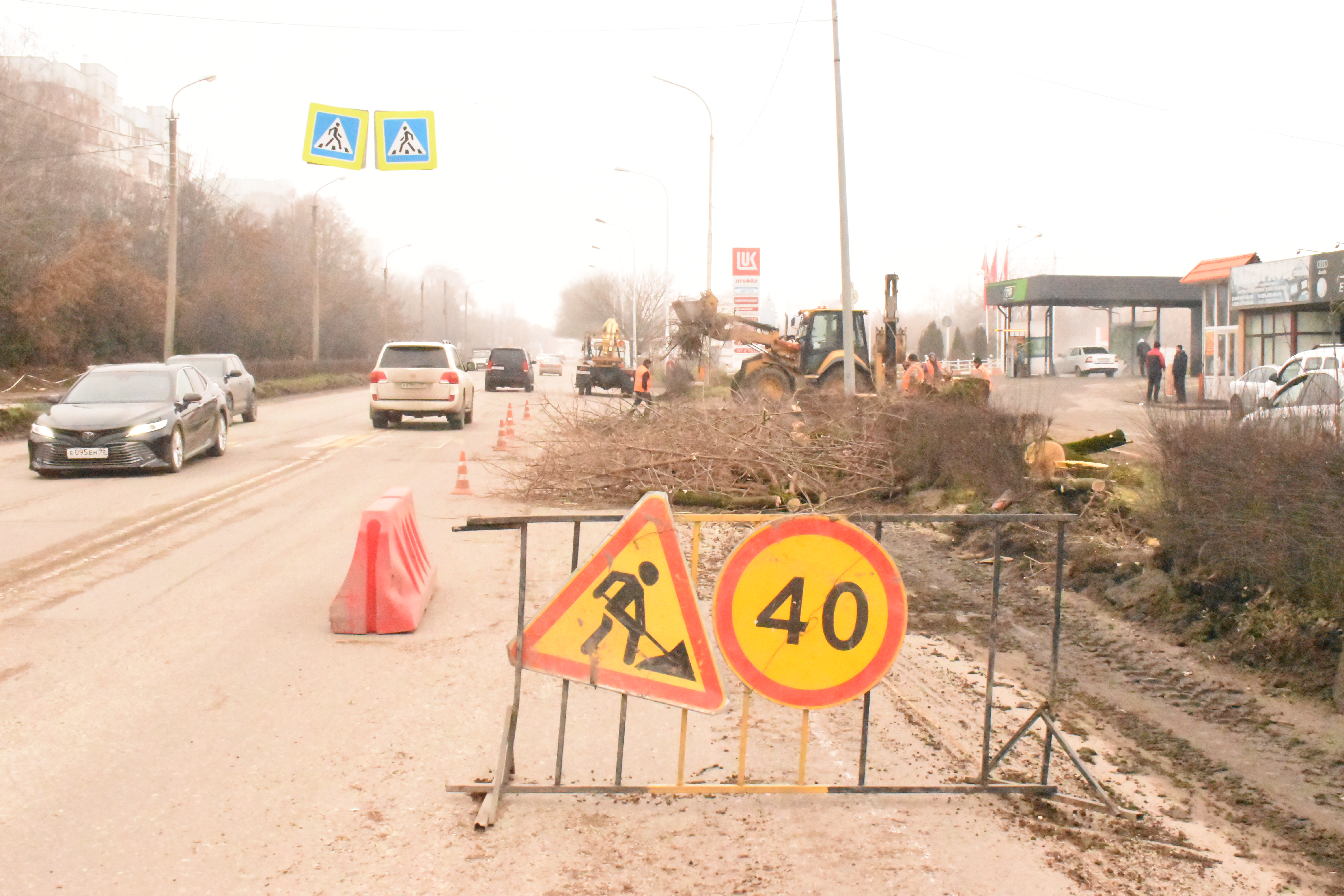 Продолжаются работы по ремонту улицы Кабардинской