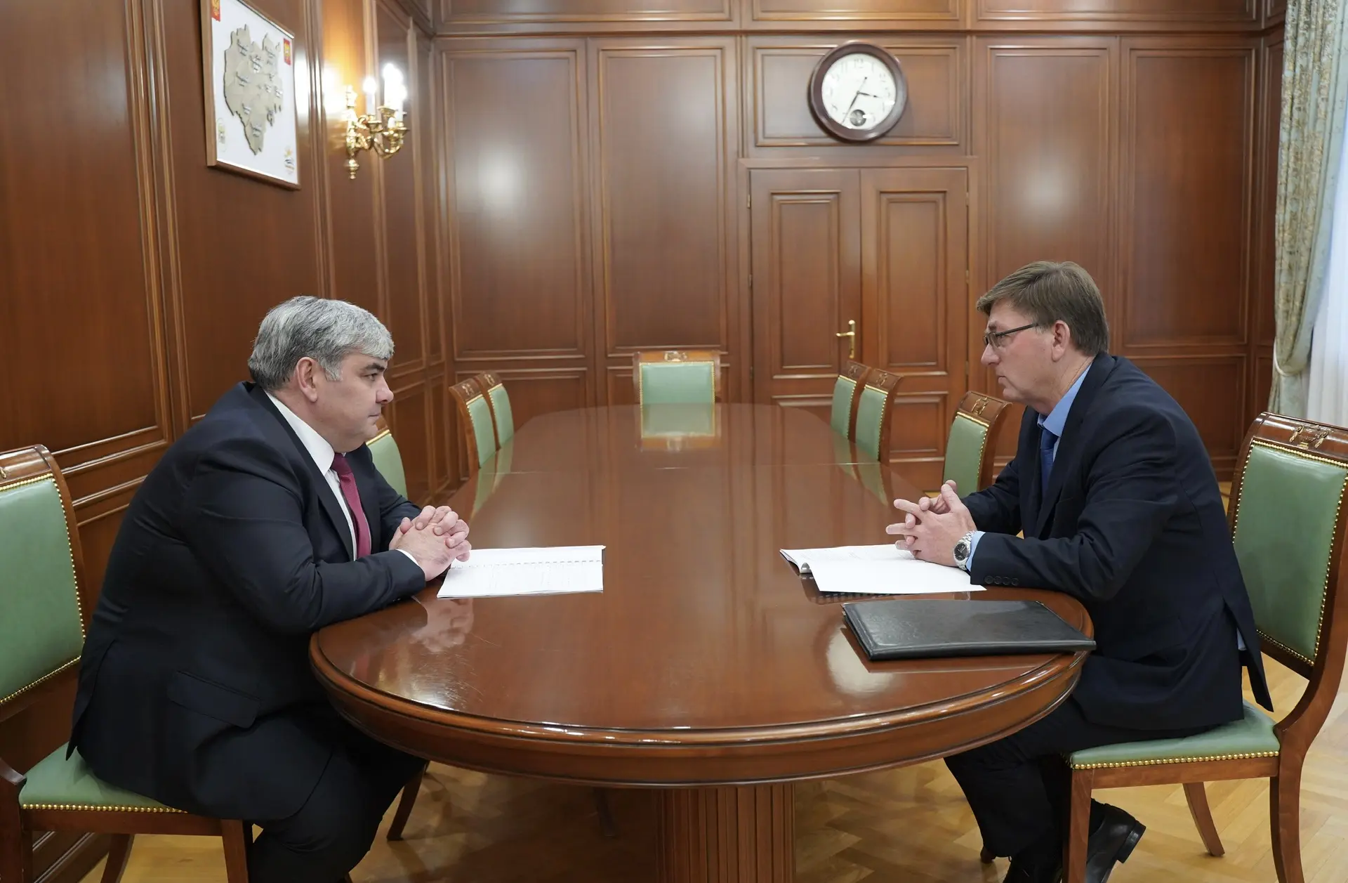 Казбек Коков встретился с главой администрации Терского района