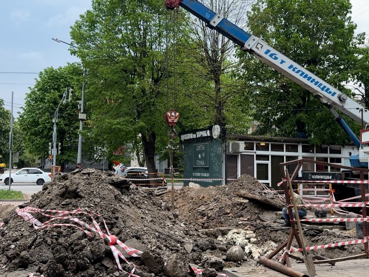 В Нальчике обновили участок теплотрассы на улице Байсултанова