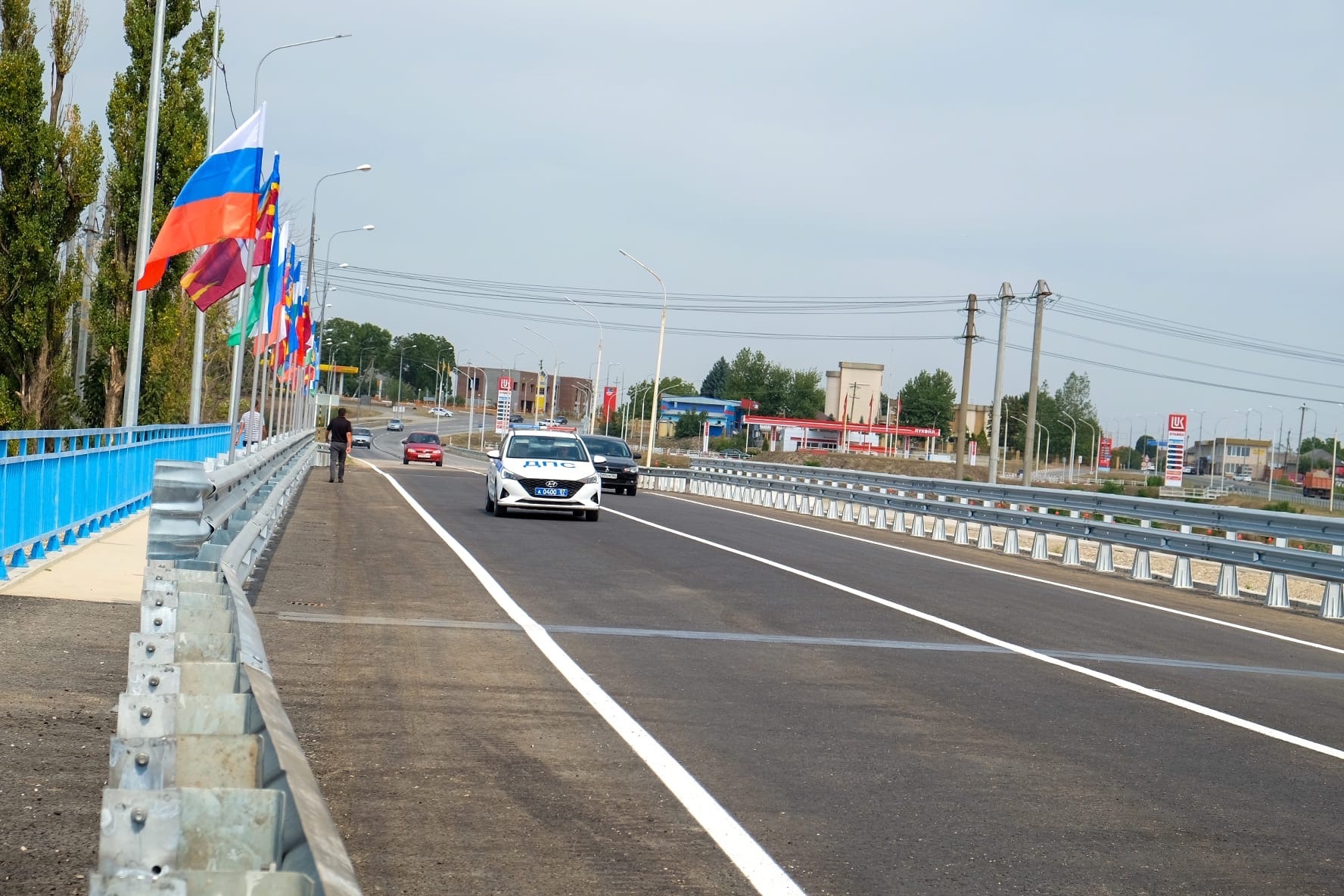 На федеральной трассе Р-217 "Кавказ" открылось движение по правому мосту через реку Чегем