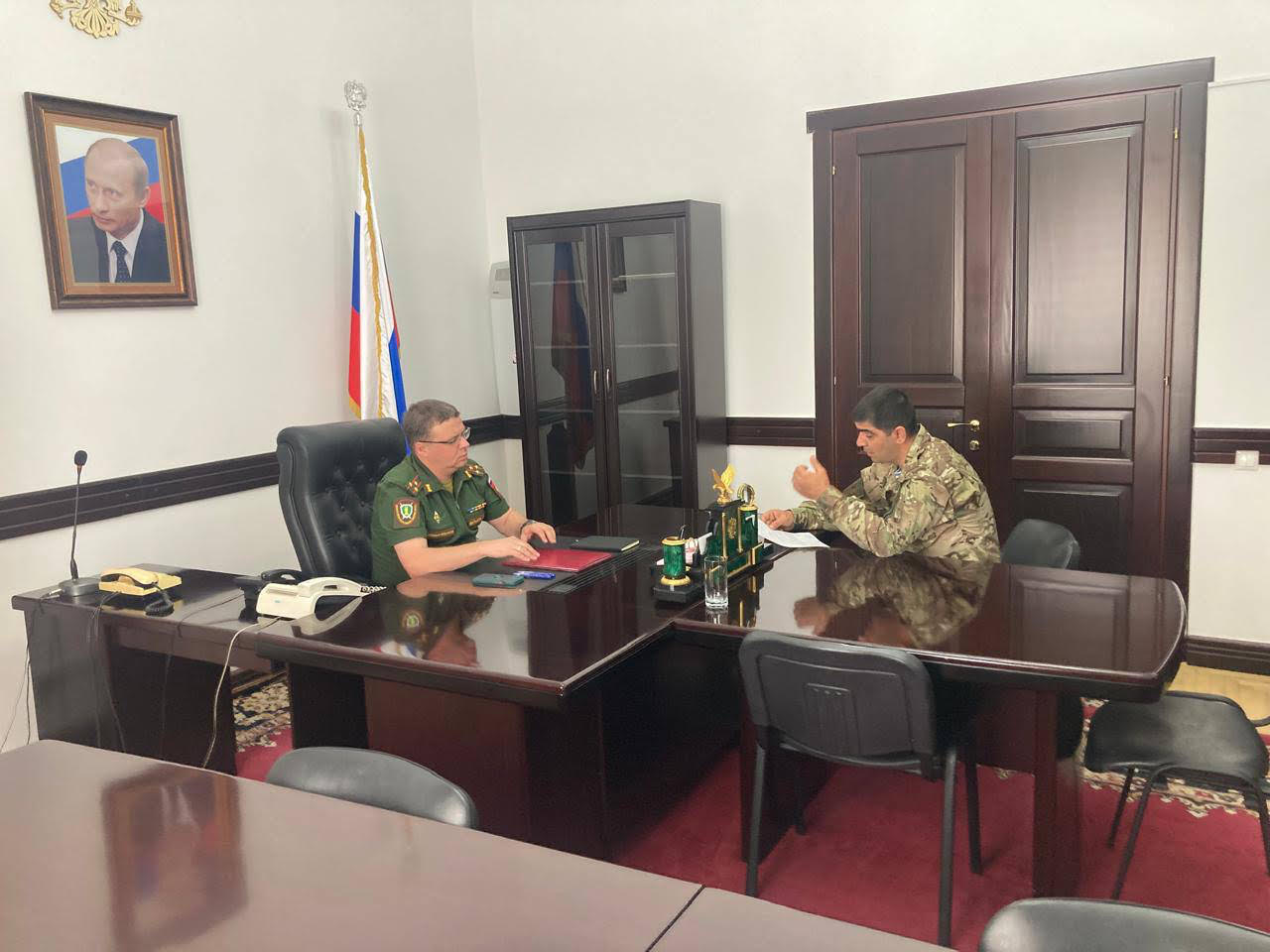 Военный прокурор провел выездной прием участников СВО и членов их семей