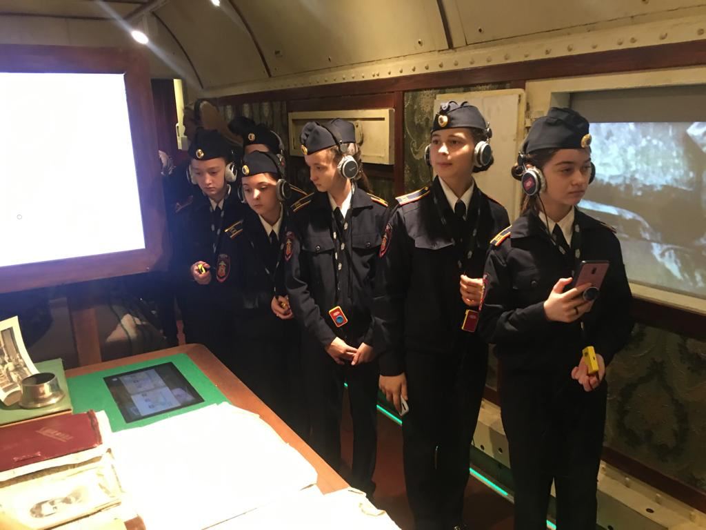 Школьники Нальчика посетили «Поезд Победы» 