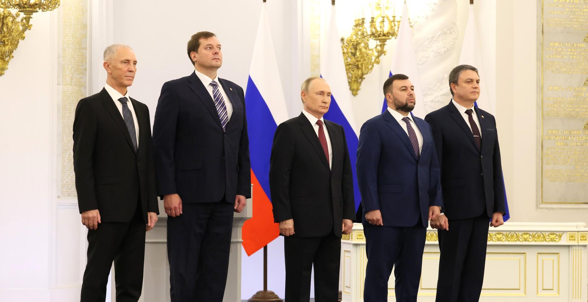 В Москве состоялось подписание договоров о вхождении в РФ новых субъектов