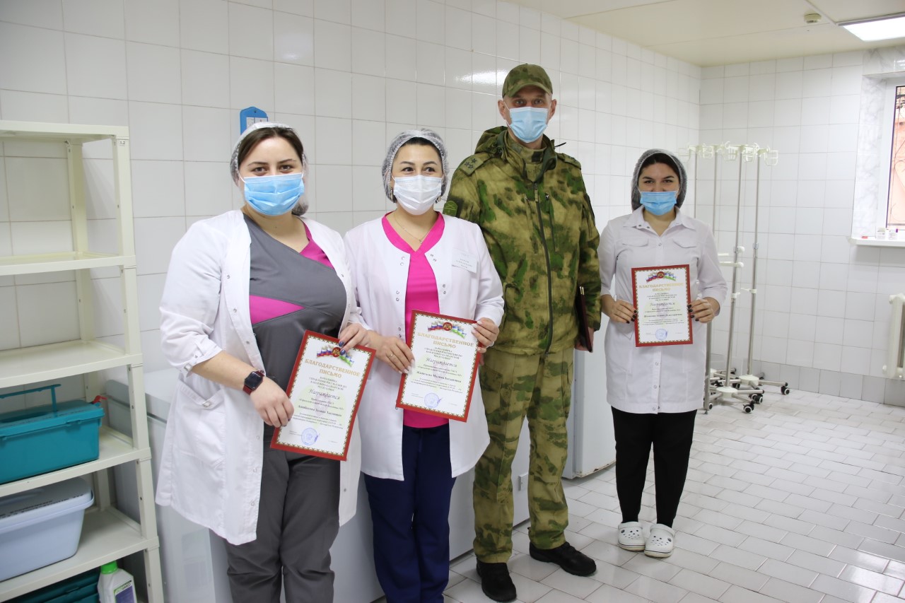 В КБР росгвардейцы выразили благодарность медработникам