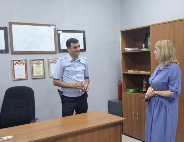 В Октябрьском обновили участковый пункт полиции