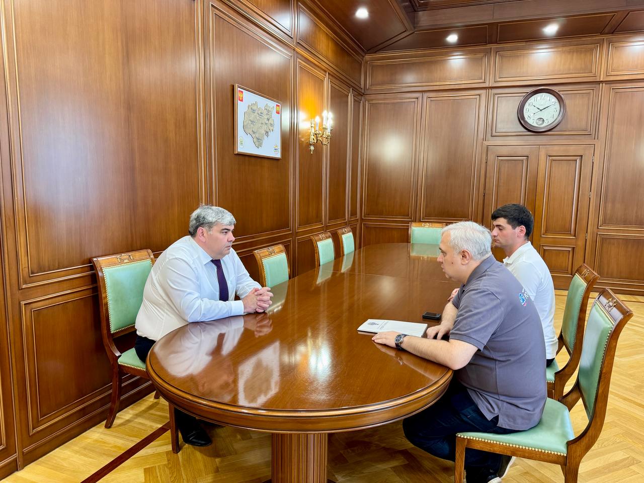 Казбек Коков встретился с начальником ФКУ Упрдор «Кавказ»