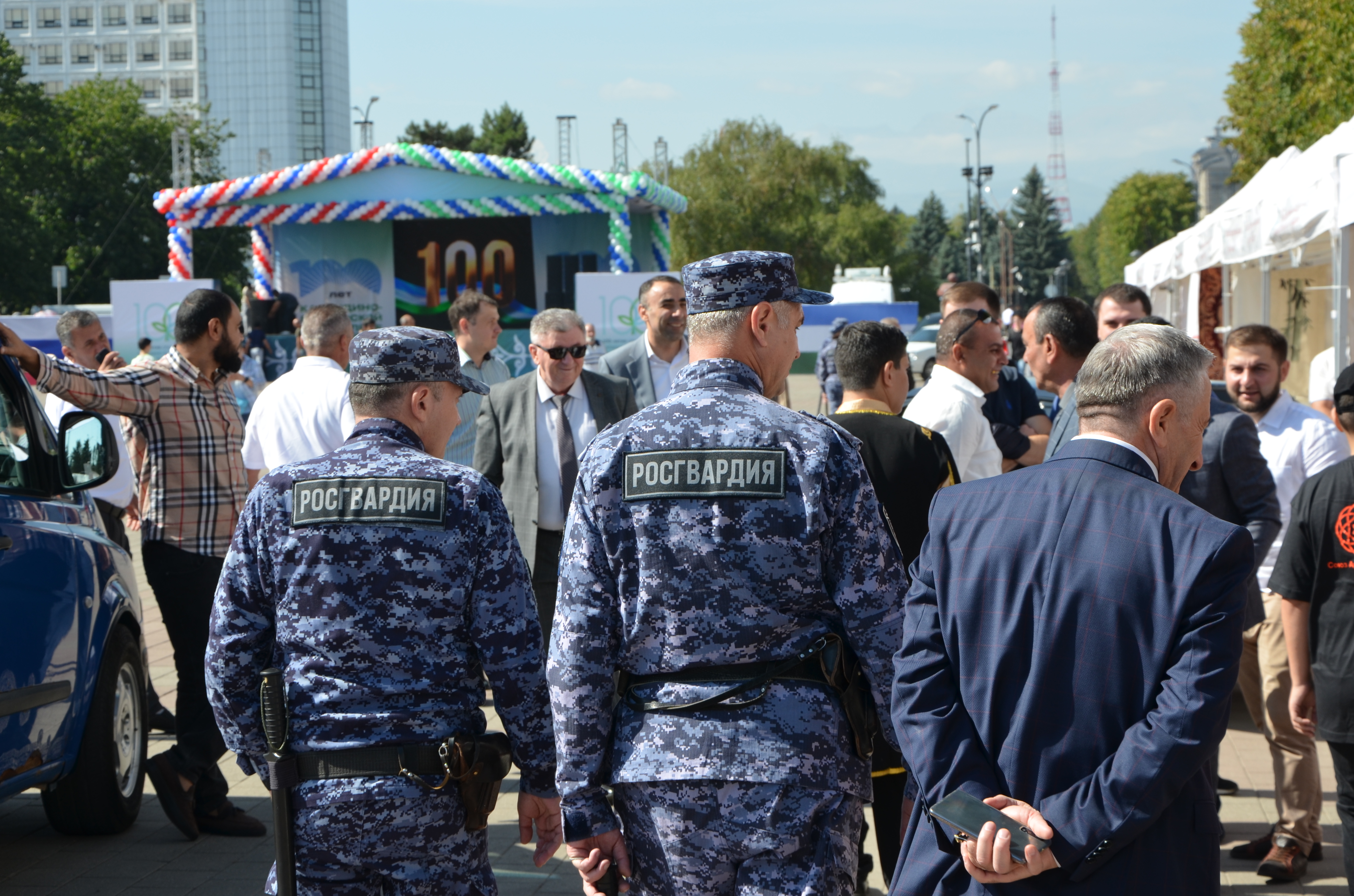 Росгвардейцы обеспечили охрану правопорядка в период празднования 100-летия КБР