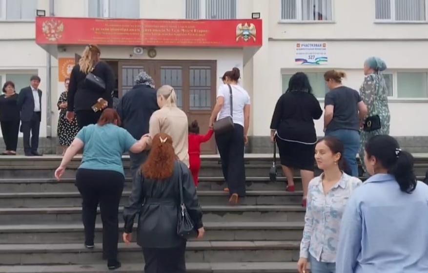 Жители Чегемского района принимают активное участие в выборах  