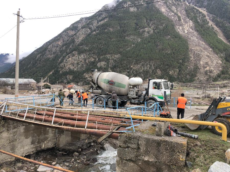 В селении Верхний Баксан начаты работы по дорожному нацпроекту