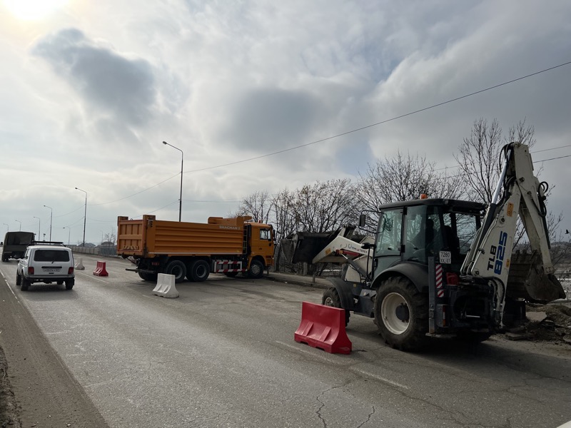 Начался ремонт моста и путепровода через реку Баксан на автодороге Прохладный-Эльбрус