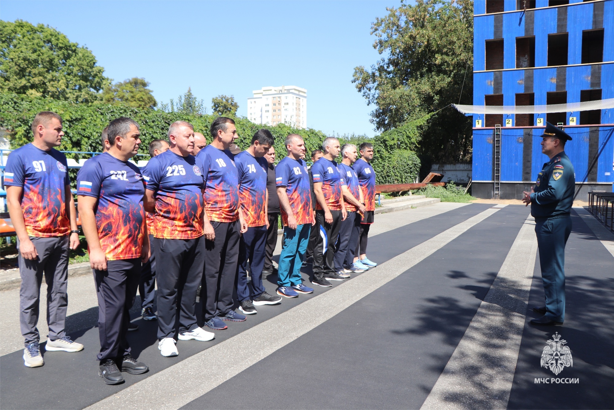Пожарные КБР подтвердили свою физическую готовность