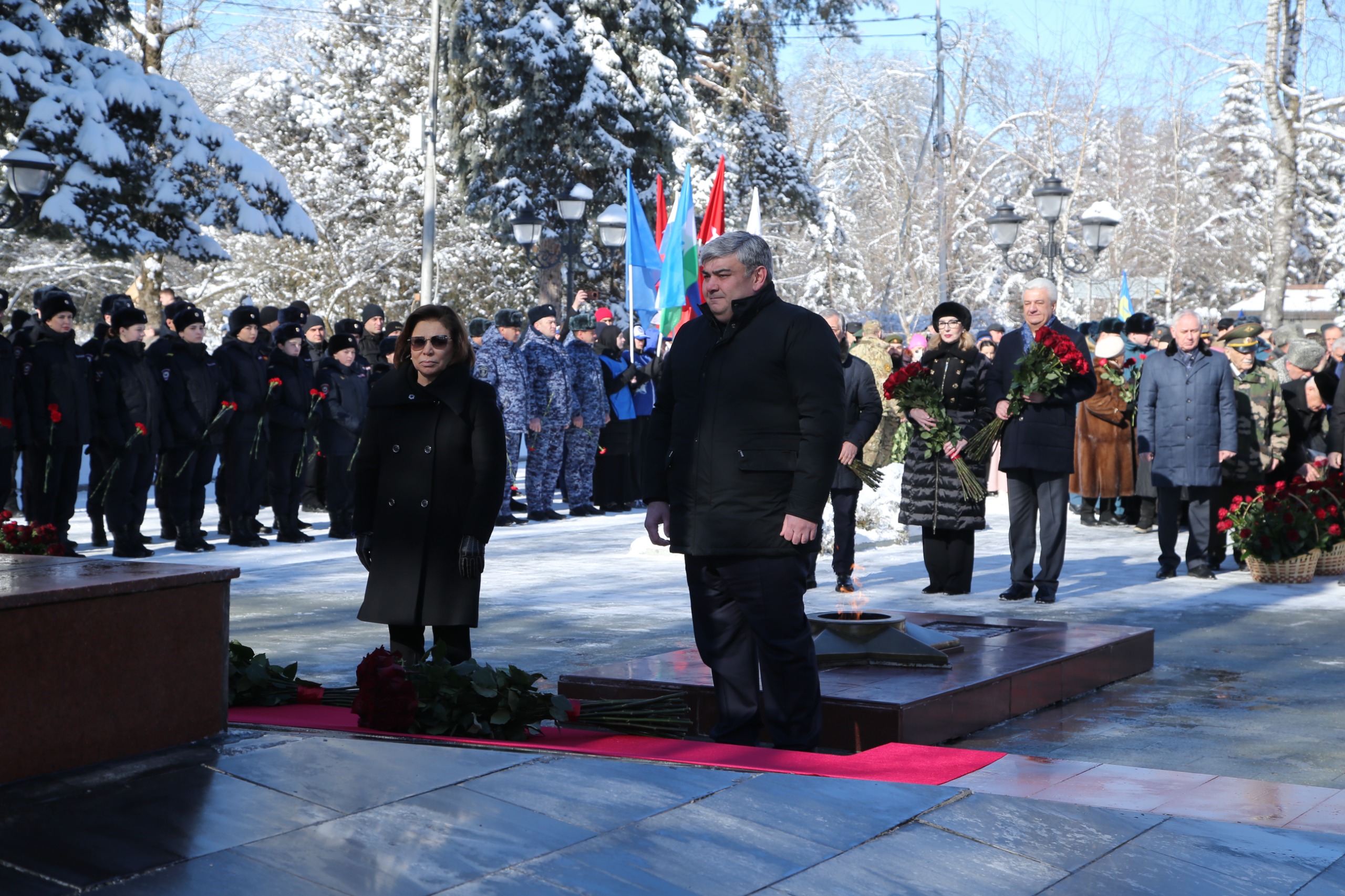 В Нальчике прошел митинг в честь Дня защитника Отечества