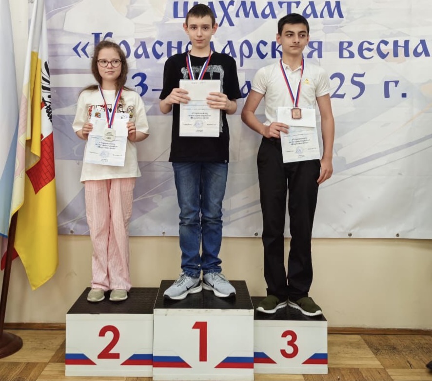 Марат Пшибиев - призер детского Кубка России по шахматам