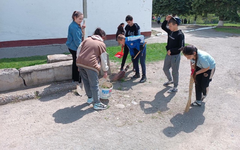 В Баксанском районе прошел масштабный субботник