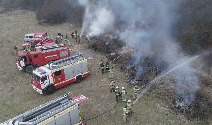В Нальчикском лесничестве прошел II этап командно-штабного учения МЧС