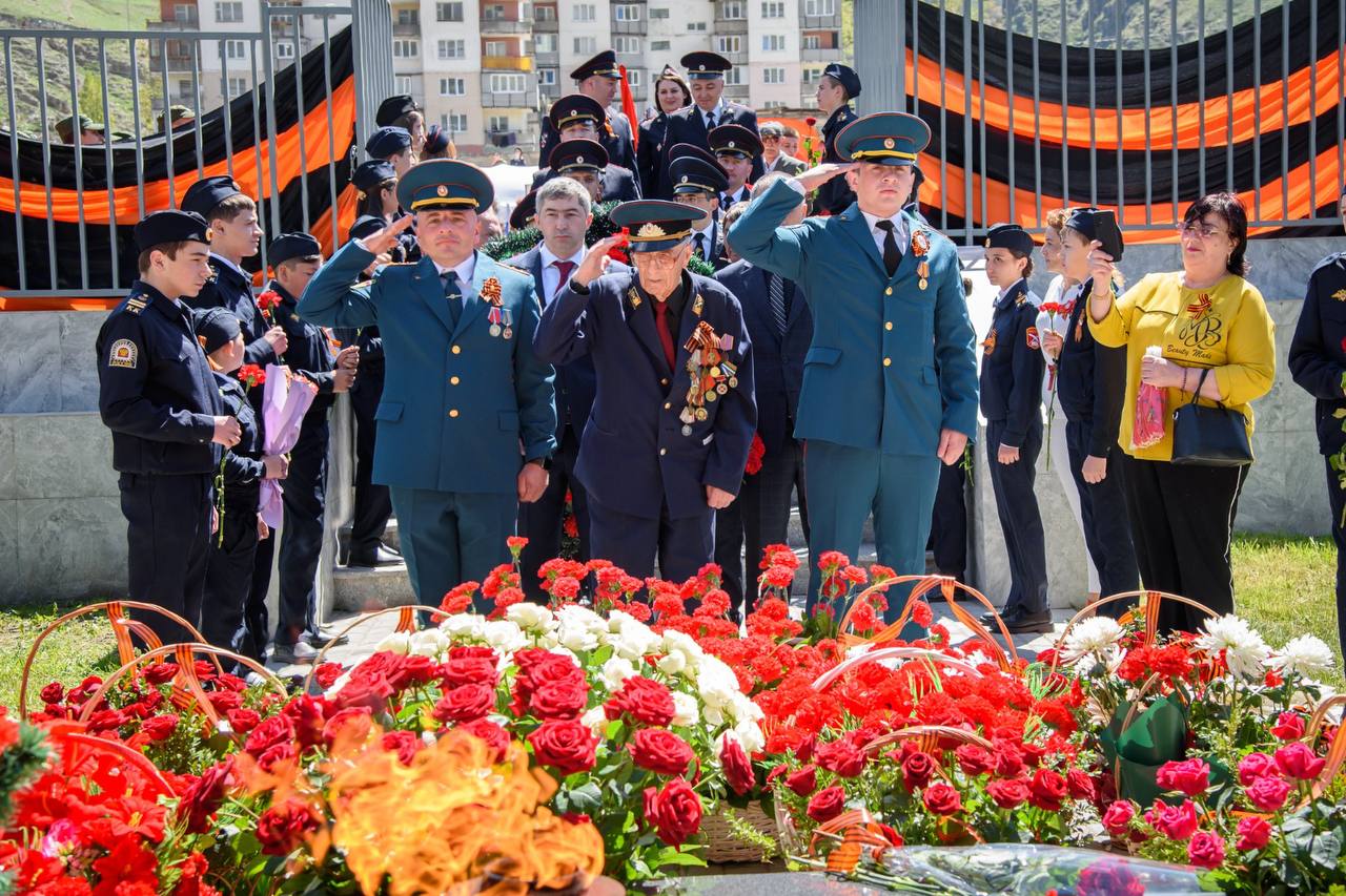 В Эльбрусском районе состоялось торжественное мероприятие, посвященное 80-ой годовщине Победы в Великой Отечественной войне