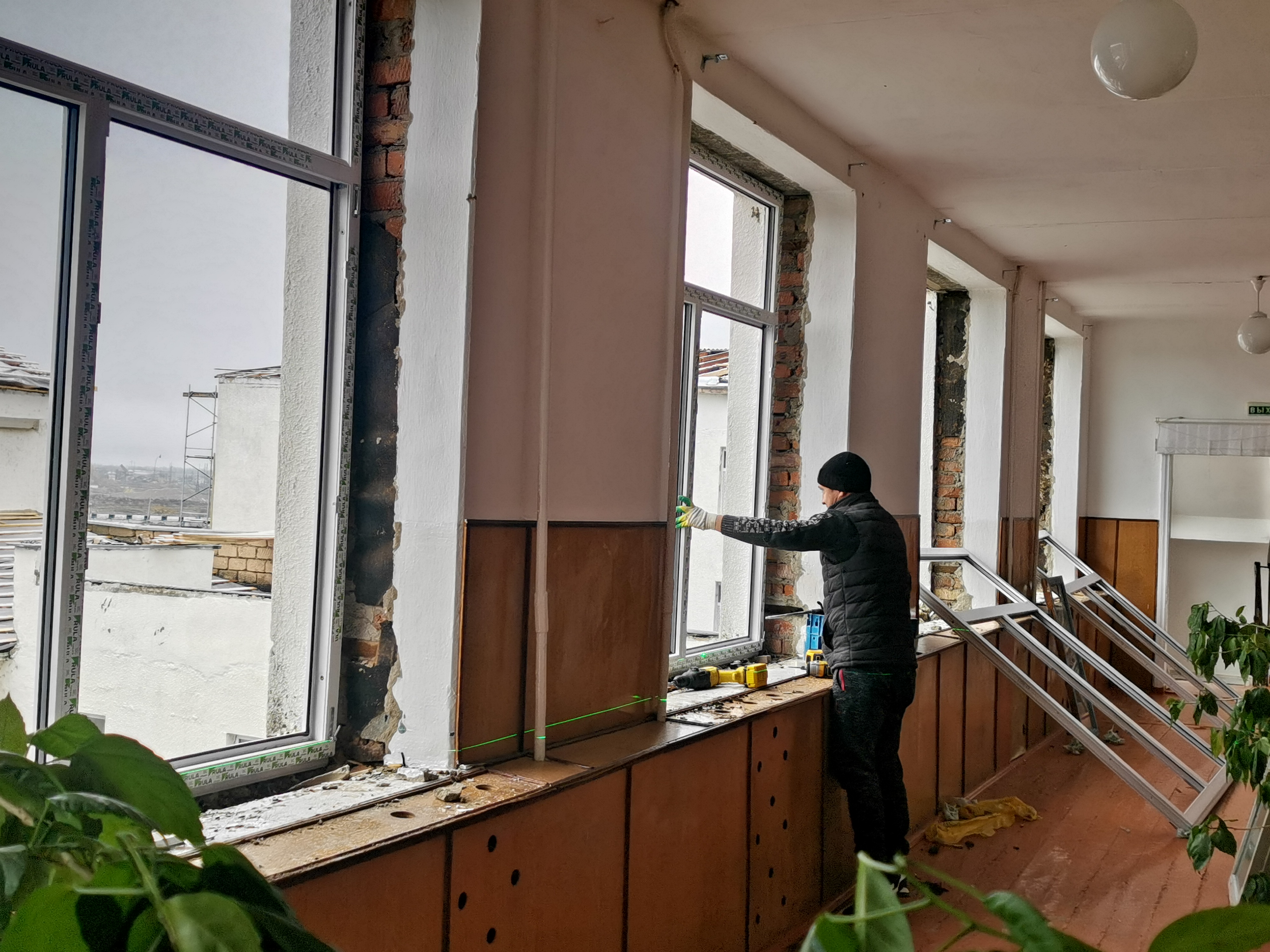 В Малке идет ремонт школы